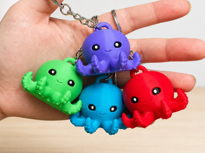 Cute Octopus Keychain NO SUPPORTS