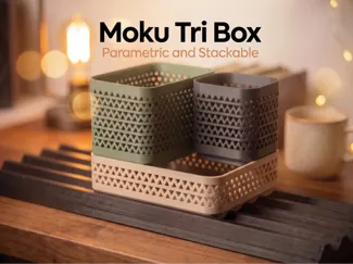 Moku Parametric Storage Box Tri Style 