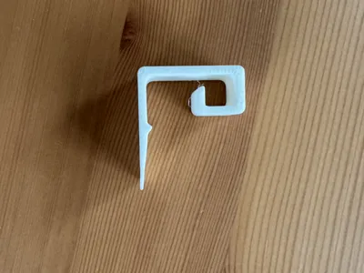 Christmas Light Holder for vinyl siding trim