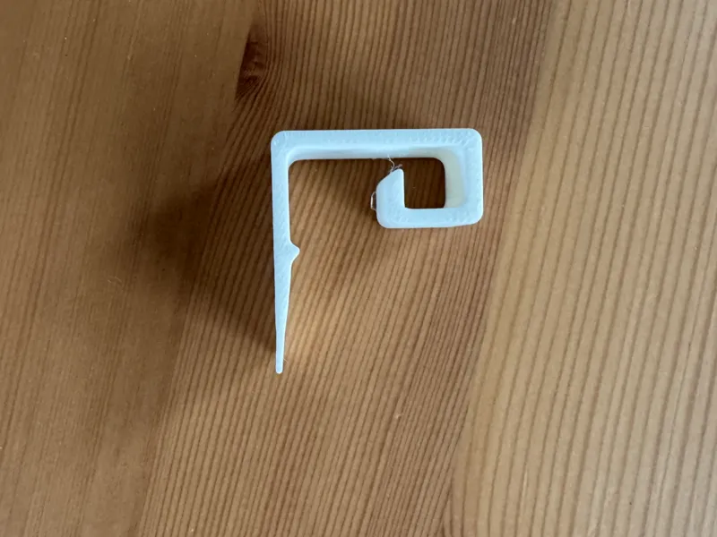 Christmas Light Holder for vinyl siding trim