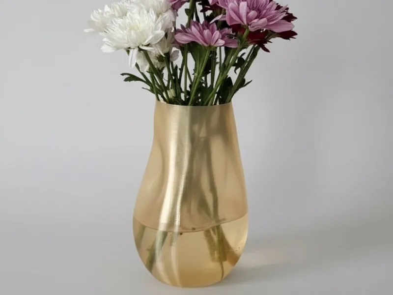 Modern, organic PETG Vase