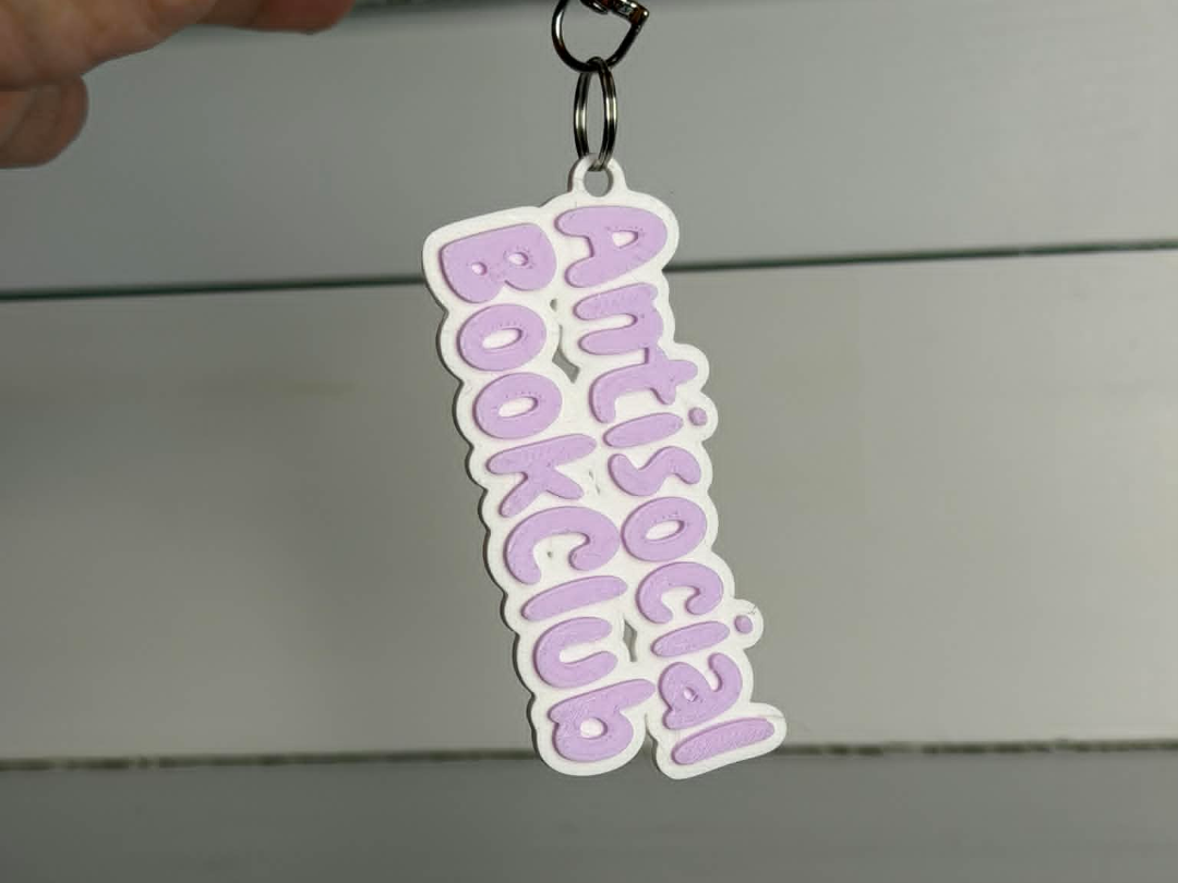 Keychain - AntiSocial Bookclub