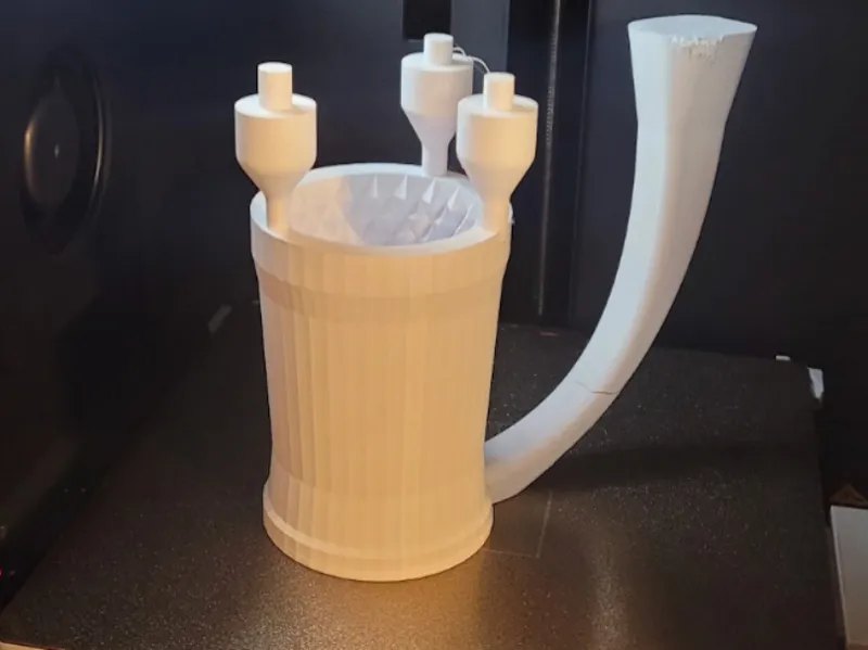 Pineapple Optic Mold for Lost-PLA Casting