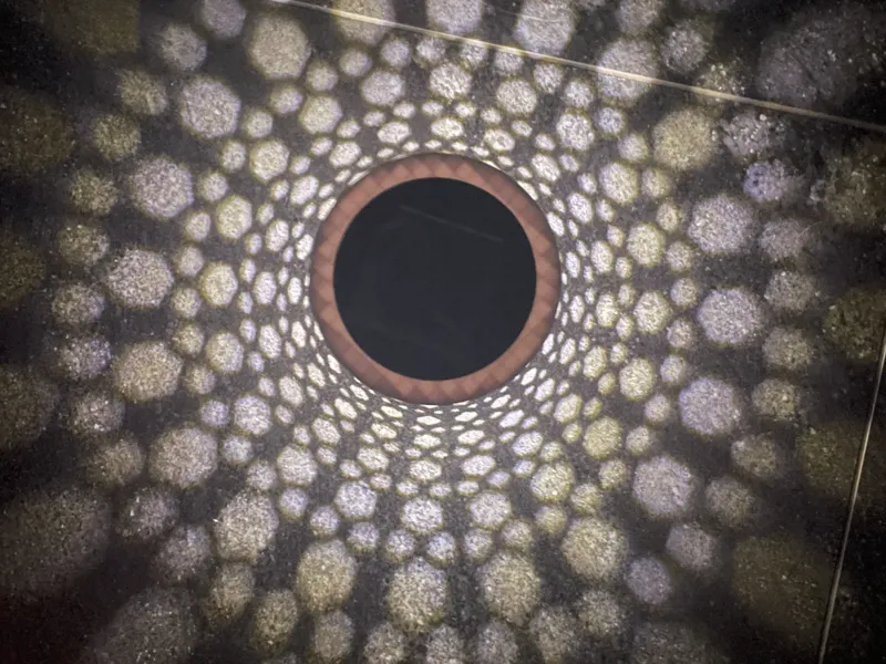 Tischleuchte Gartenleuchte LED Hexagon