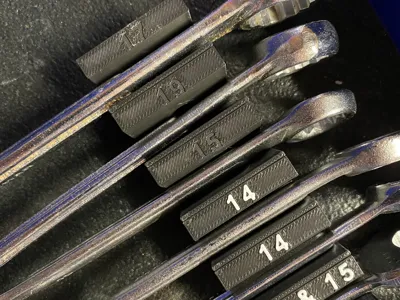 Magnetic Modular Wrench Holder - Wider Remix