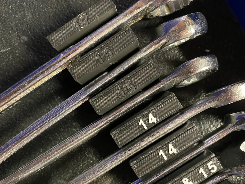 Magnetic Modular Wrench Holder - Wider Remix
