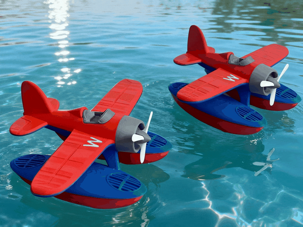 Miniatura 1 do modelo 3D 浮筒式水上飞机模型-可浮水，mini可打，无需AMS