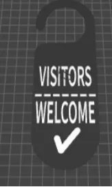 Welcome visitors tag