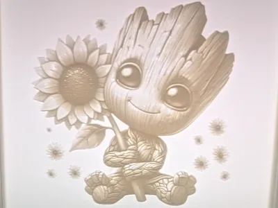 Groot Lithophane
