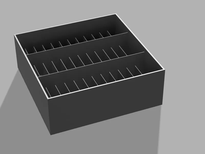 Caja con divisiones