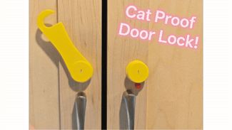 Closet Door Latch - Cat and Child Safety