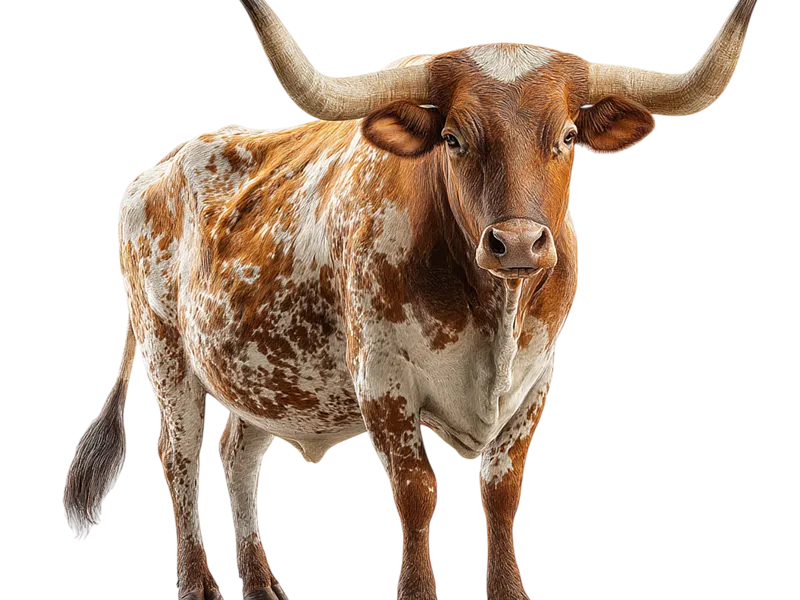 Texas Longhorn cow
