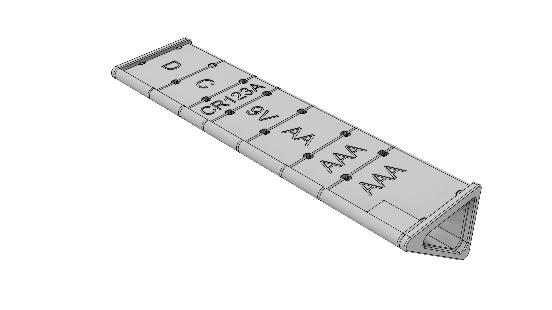 Miniatura 2 do modelo 3D Modular Battery Dispenser