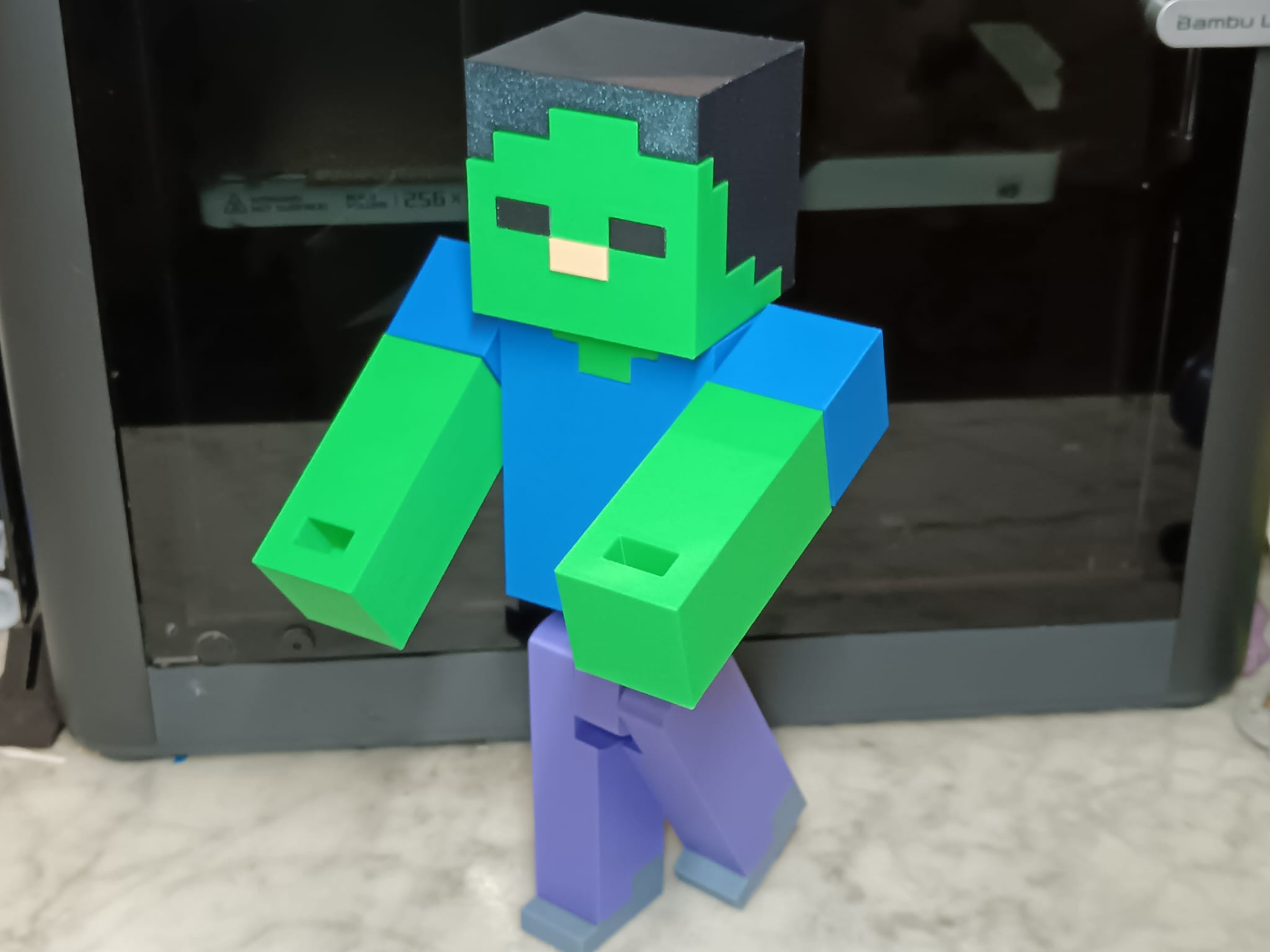 Articulated Minecraft Zombie