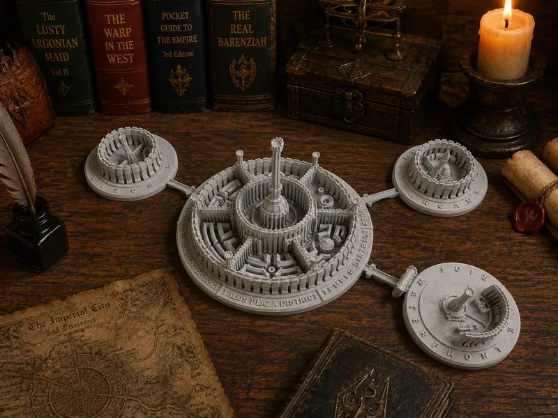 Oblivion Imperial City Diorama