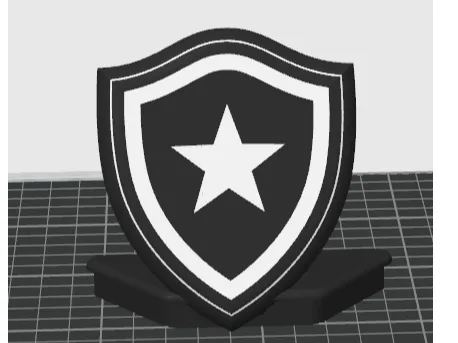 Escudo Botafogo + Base volkswagen suporte