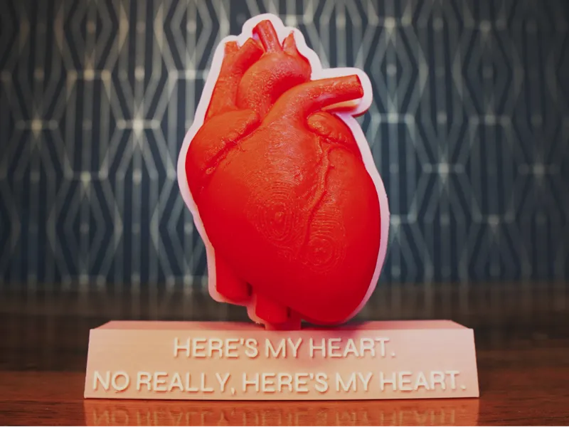 Here's My Heart - Valentine's / Anniversary Gift