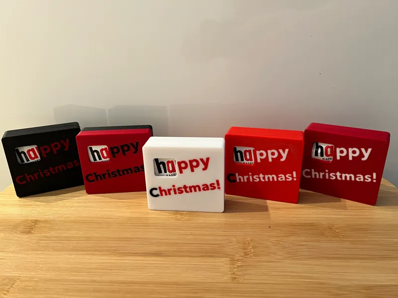 Geschenkbox Hanuta happy Christmas, Weihnachten,