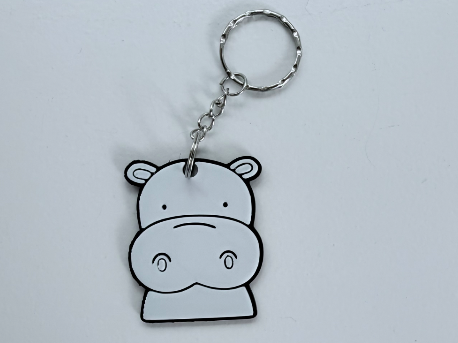 Cute Hippo Keychain