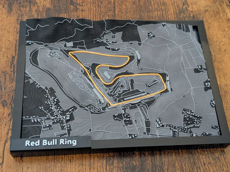 Red Bull Ring 3D Miniature v2