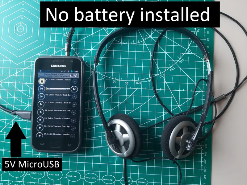 Samsung Galaxy S i9000 - No Battery Mod