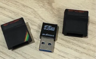 Sinclair ZX Spectrum Microdrive USB-A SD Card 