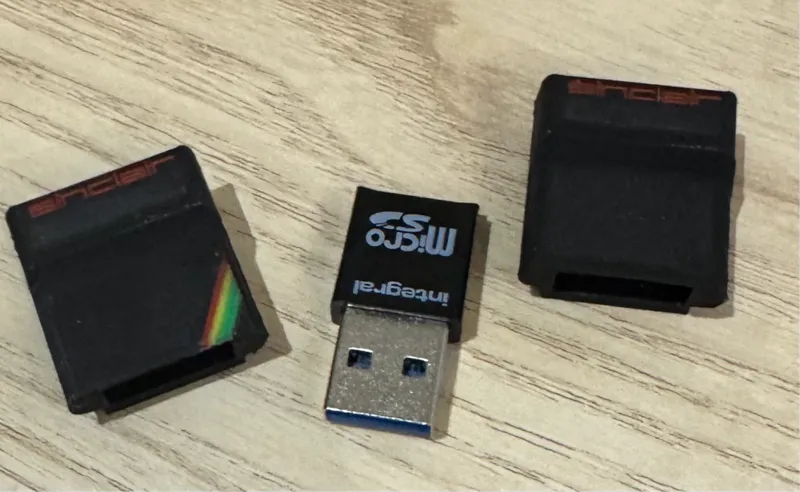 Sinclair ZX Spectrum Microdrive USB-A SD Card 