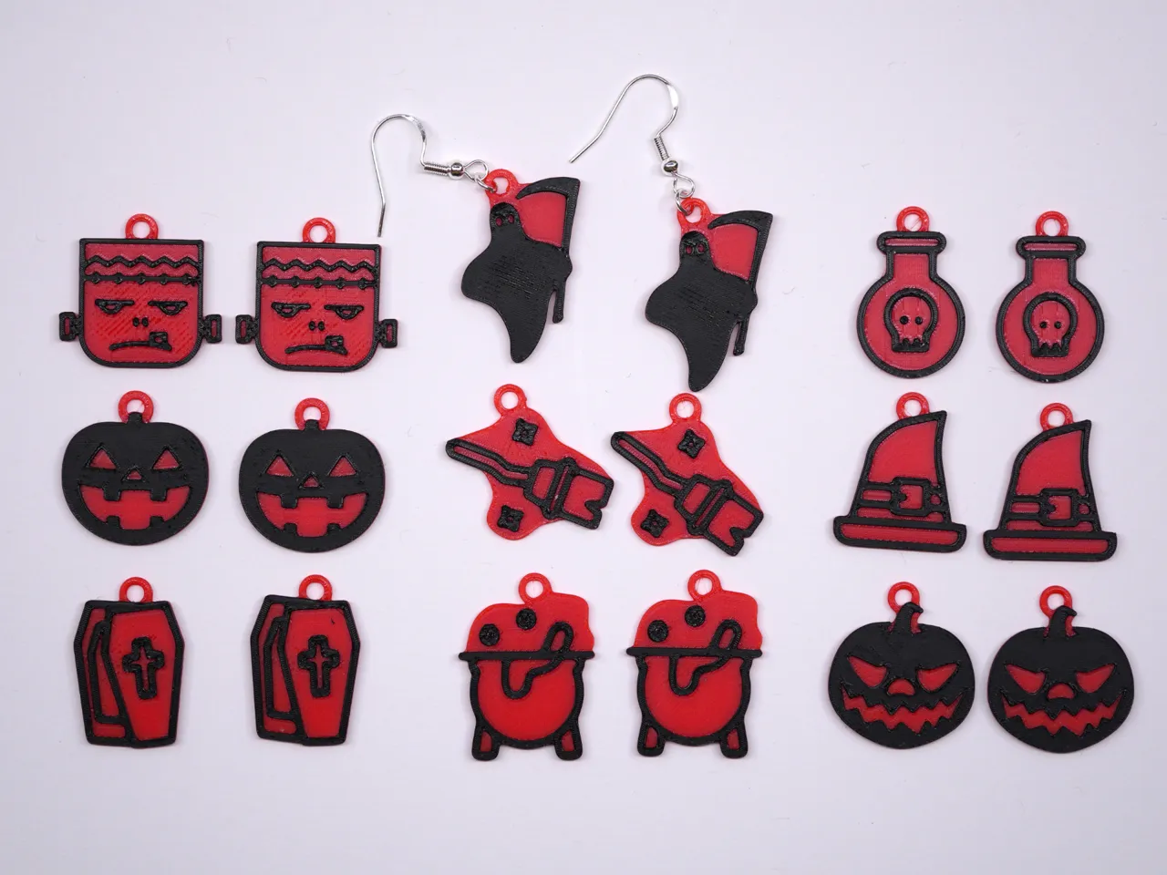 Halloween Earrings Set - 9 different models view 2