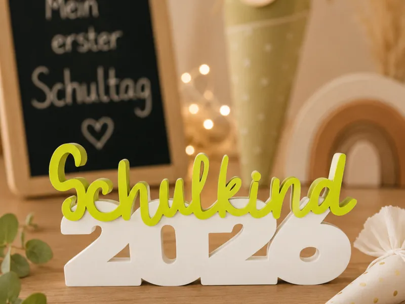Schulkind 2026 Einschulung Aufsteller