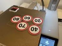 Panneaux de signalisation miniatures avec plots — photo 7