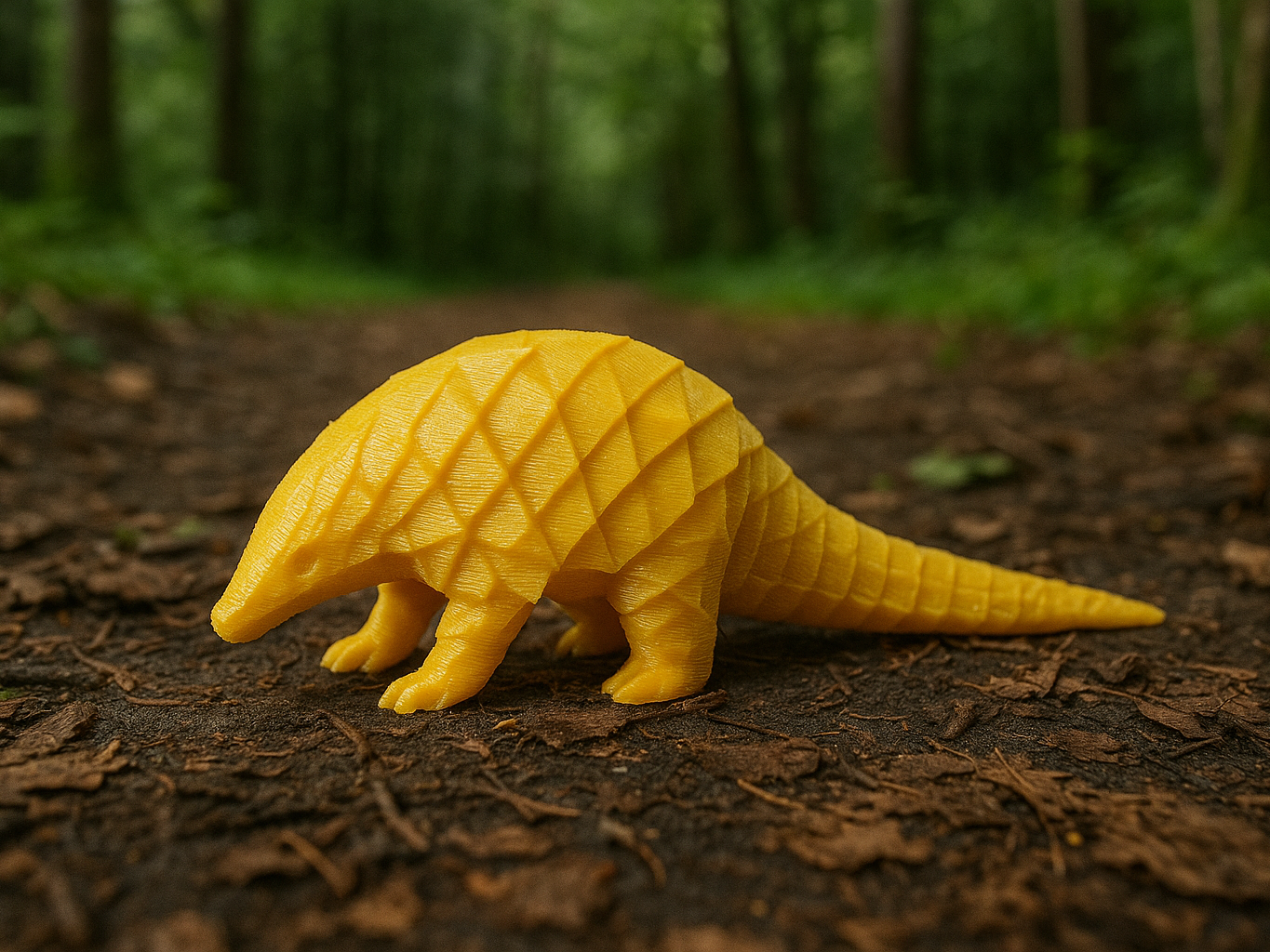 Düşük poli pangolin