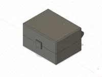 No Design - Small Box Print w/ Snap Lock