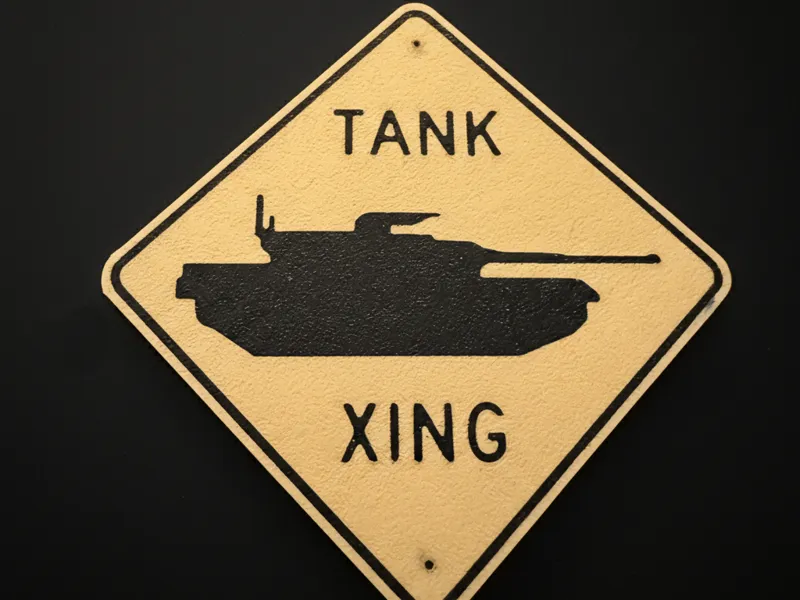 Tank Trail Sign