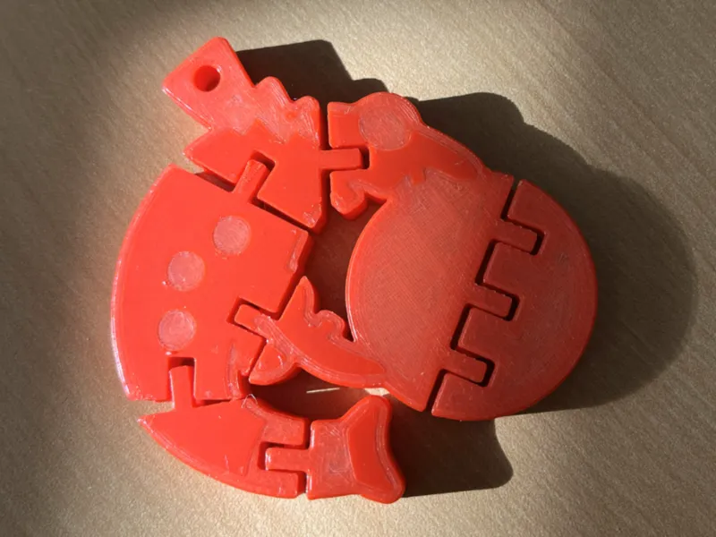 辰龙铰链钥匙扣 | Horrorboros Keychain | Splatoon3