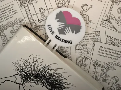 Love reading bookmark