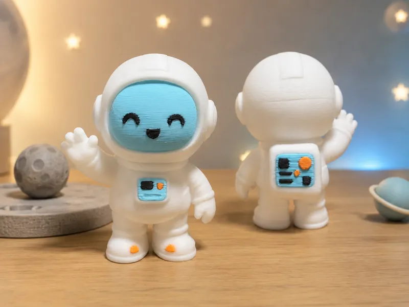 Friendly Waving Astronaut Figurine – Space Buddy