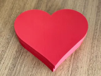Valentine's Day Heart Box for Sweets with Lid