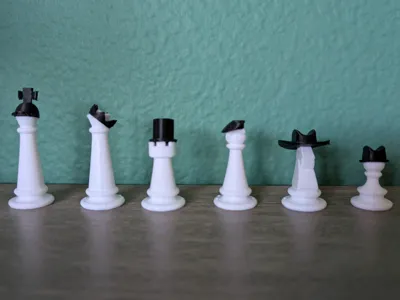 Chess Set with Hats (no AMS)