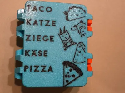 taco Cat Goat Cheese Pizza Card Box
