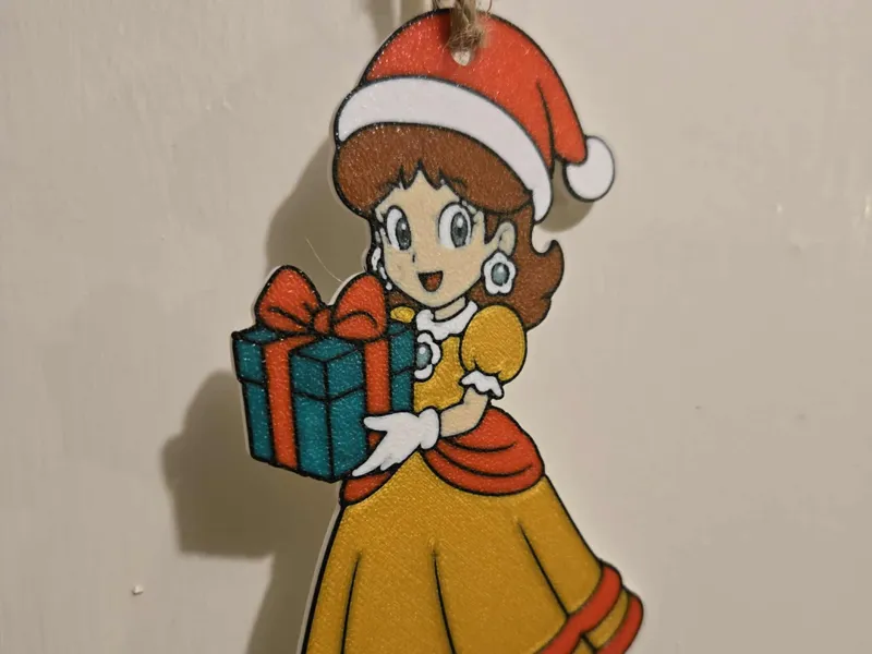 Christmas Princess Daisy Super Mario brothers