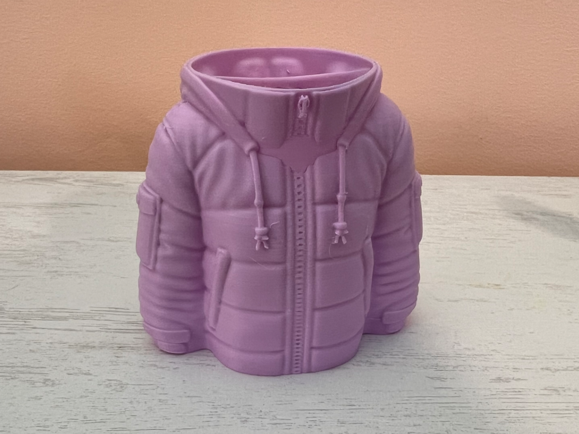 Realistic Winter Jacket Pencil / Pen Holder