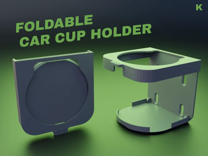 Foldable Car Cup Holder