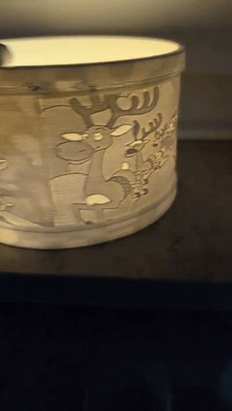 Weihnachtsmann & Co. KG Lithophan-Lampe