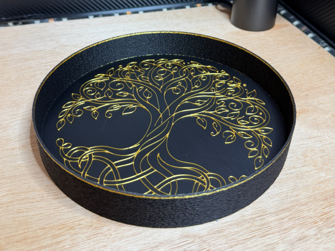 Vide poche artistique Arbre de Vie forme zen - 1
