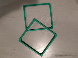 Cookie stencil holder