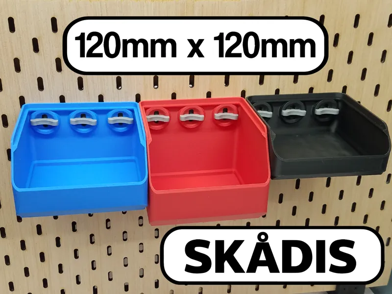 Skadis Bins / Skadis Containers (120x120)