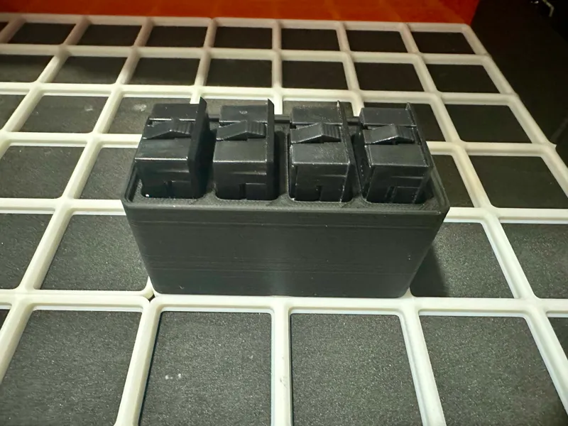 4x Gridfinity Rectangular Hygrometer Holder