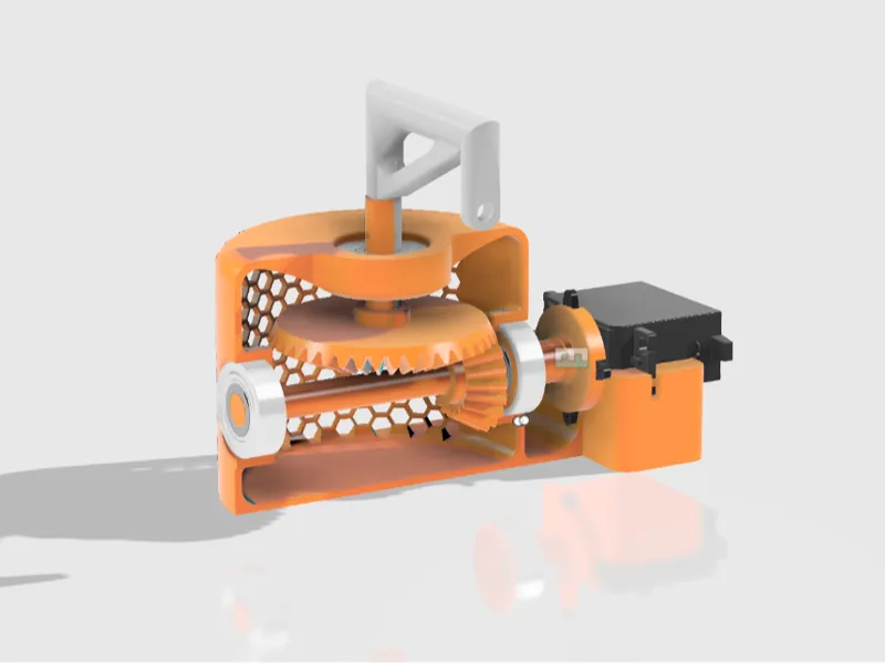 Mini Crane Mechanical Engineering Project 3kg Load