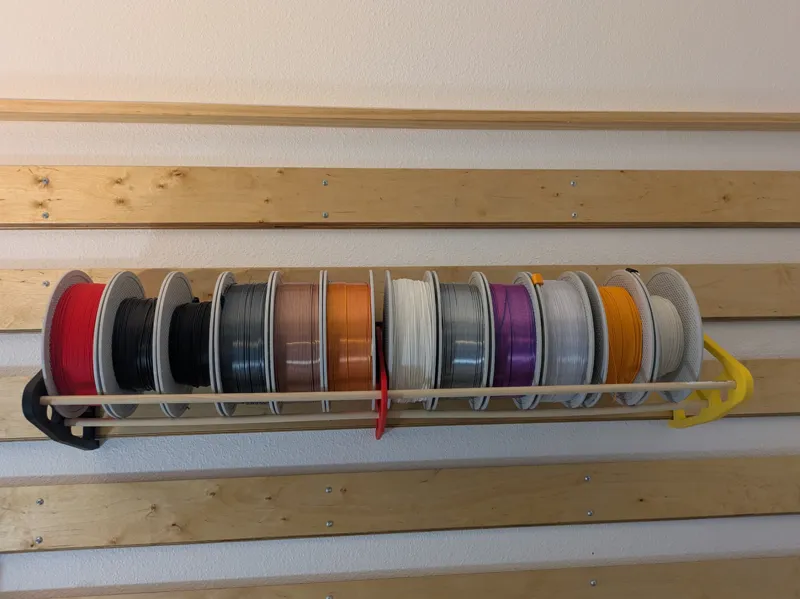 French Cleat Filament Rack for 1/2" Wooden Dowls