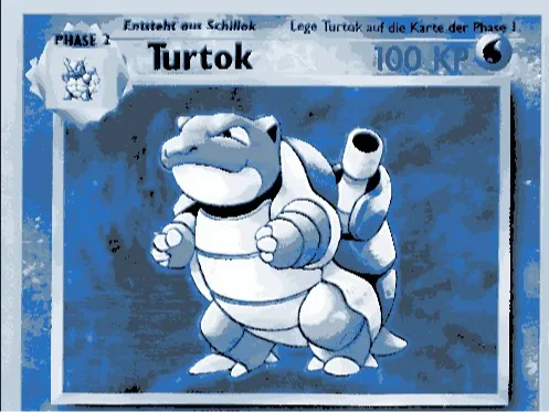 Hueforge Pokemon Karte Turtok (Blastoise)